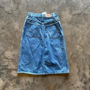 vtg essential orange tab Levi's skirt